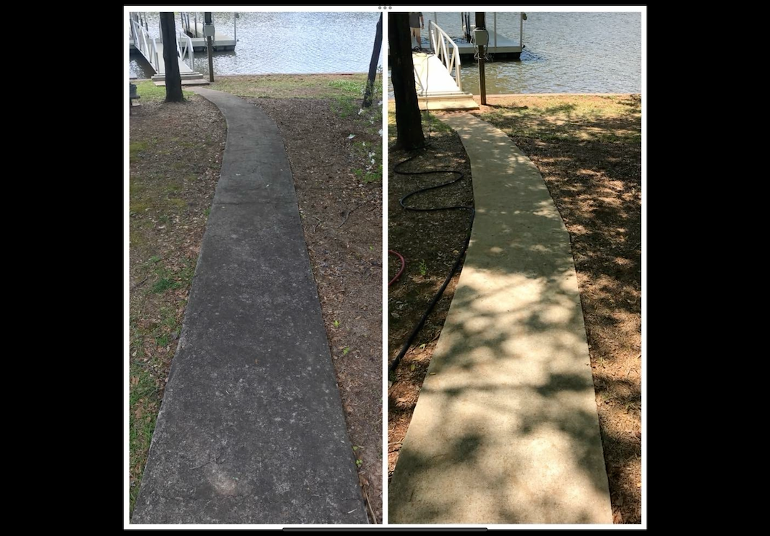Concrete washing Job in Dadeville Al