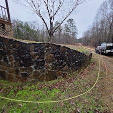 Rock-wall-softwashing-in-Opelika-Al 0