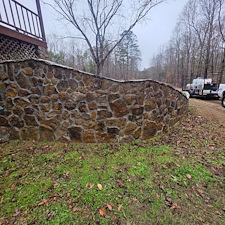 Rock-wall-softwashing-in-Opelika-Al 3