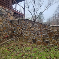 Rock-wall-softwashing-in-Opelika-Al 2